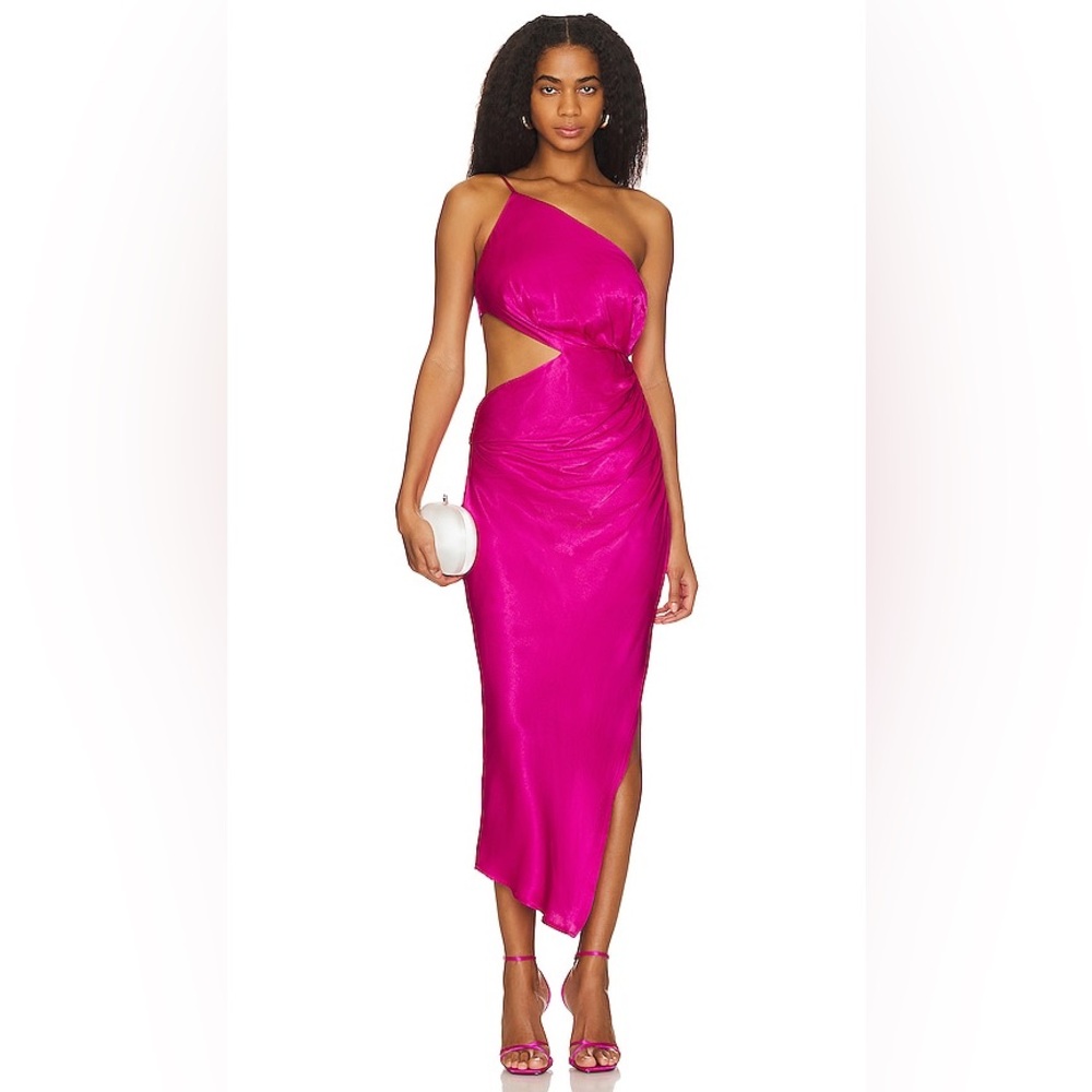 ASTR the Label Martina Dress in Fuchsia - Picture 8 of 11